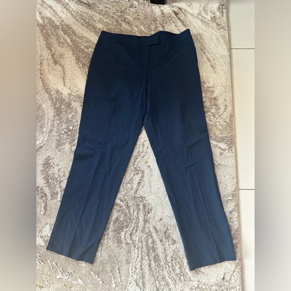 Lafayette 148 New York Dark Blue Dress Pants